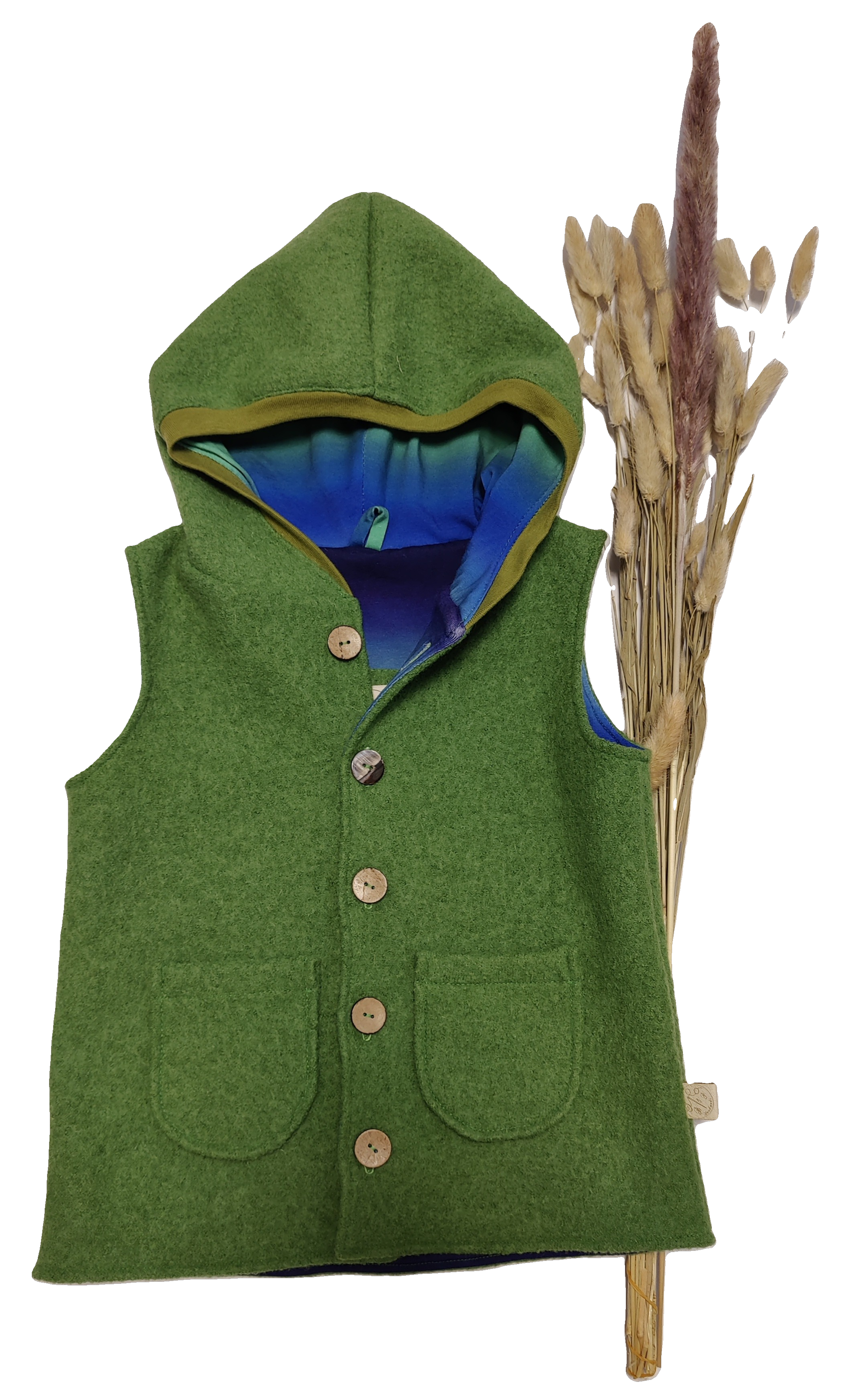 Walkweste Nuri - Grasgrün