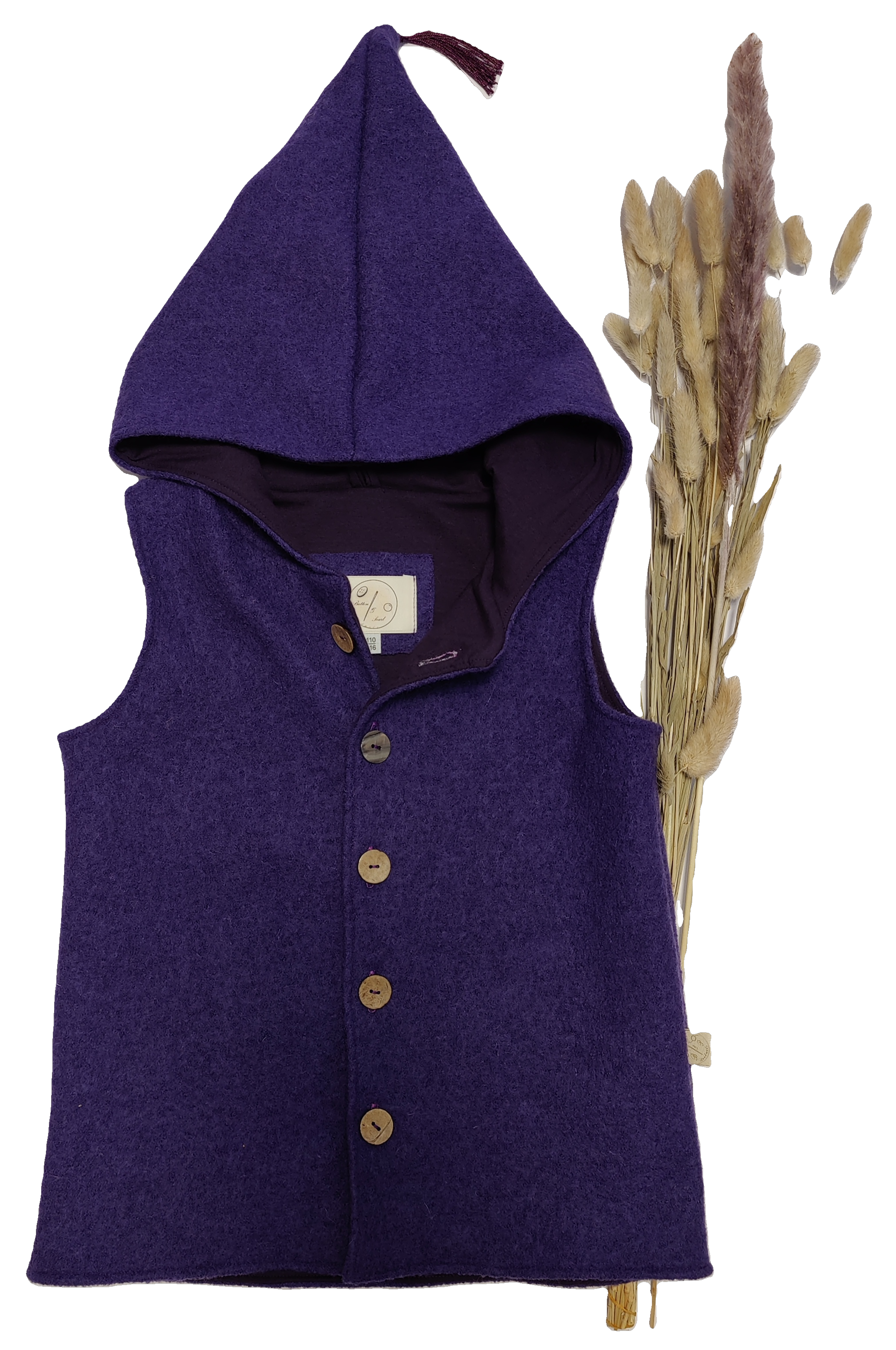 Walkweste Nuri - Violett