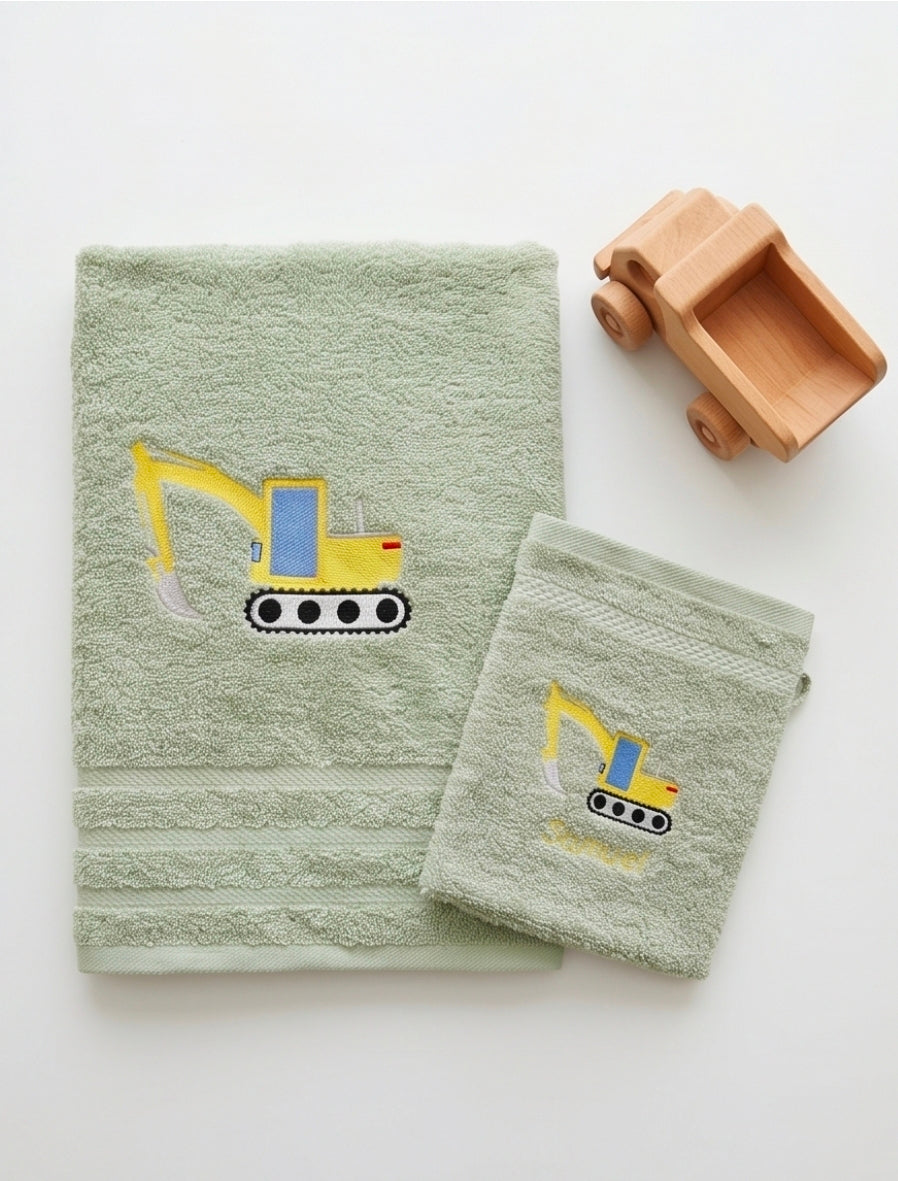 Handtuch und Waschlappen Set